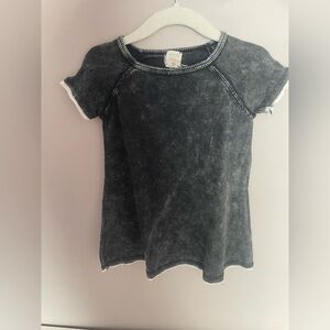 Lillegs toddler black washed denim dress